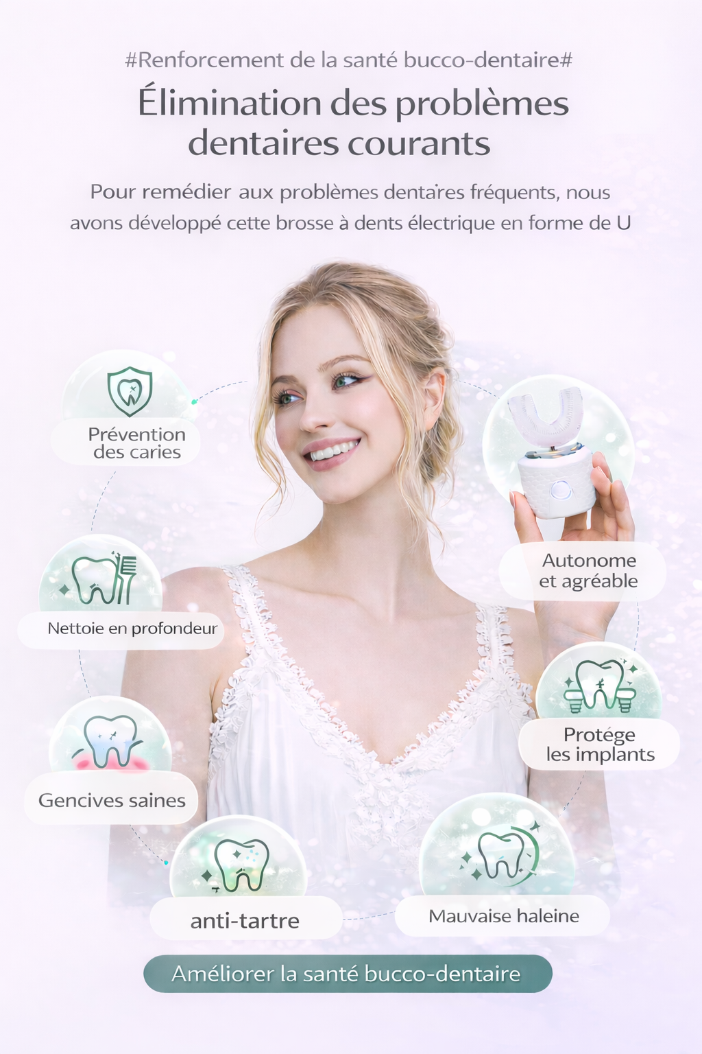 Brosse à dents automatique U-Shape®